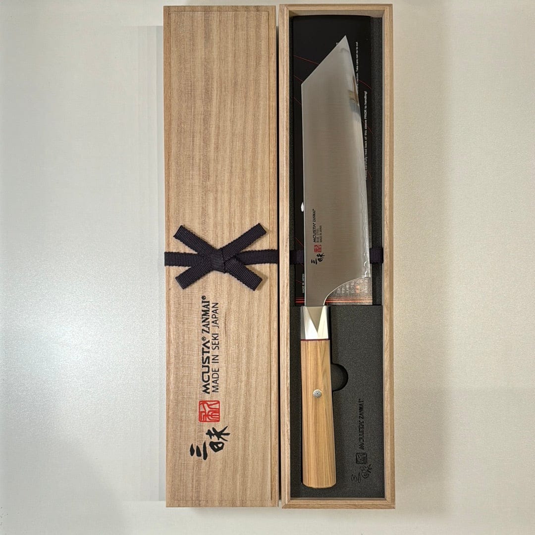 Perfect Edge Kitchen Knives Bunka 180mm  w/ Saya| Beyond Beyond w/ Saya • Mcusta