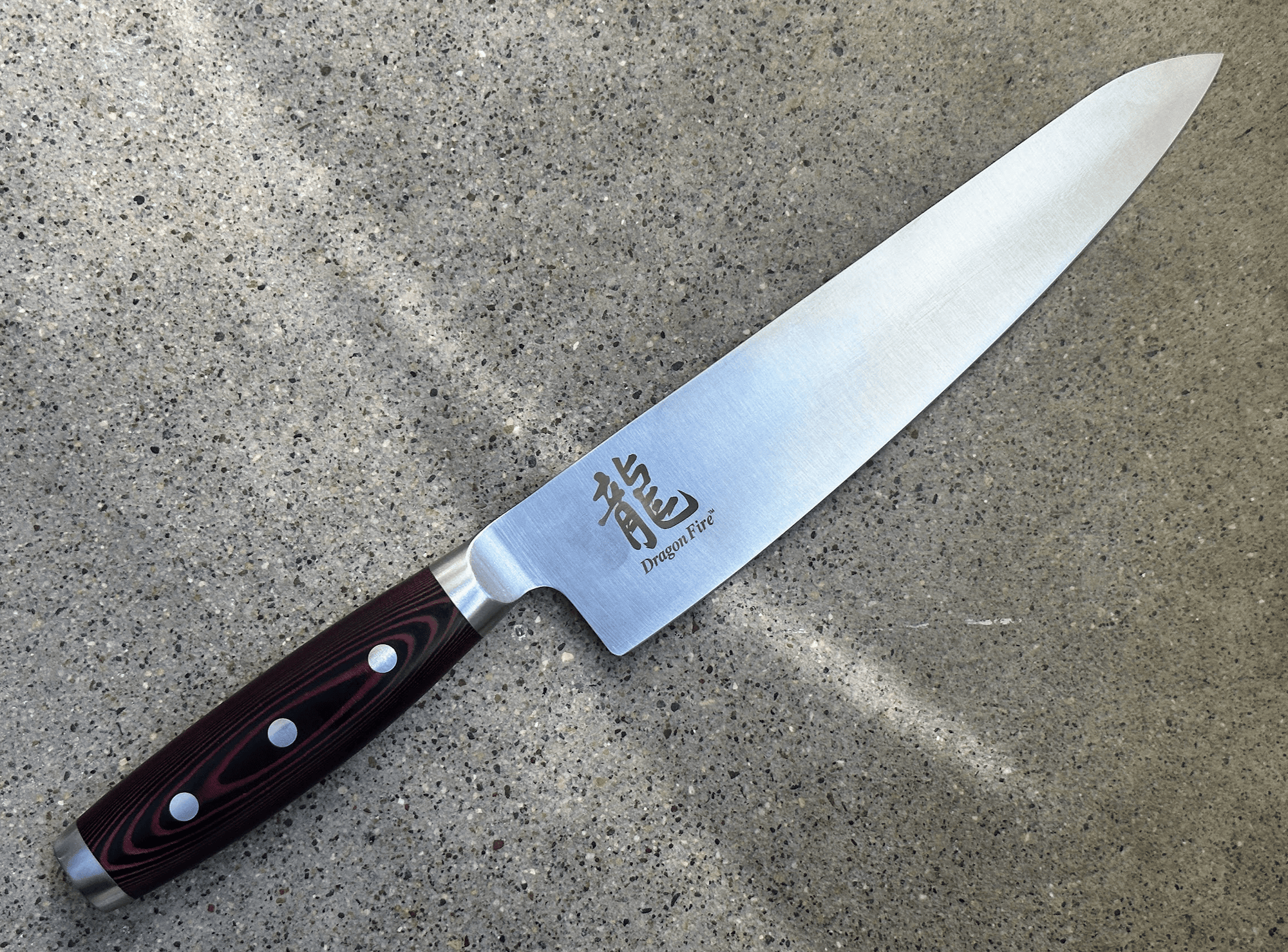 Perfect Edge Kitchen Knives Gyuto  8.5" | Micarta | Dragon Fire Dragon Fire • Perfect Edge