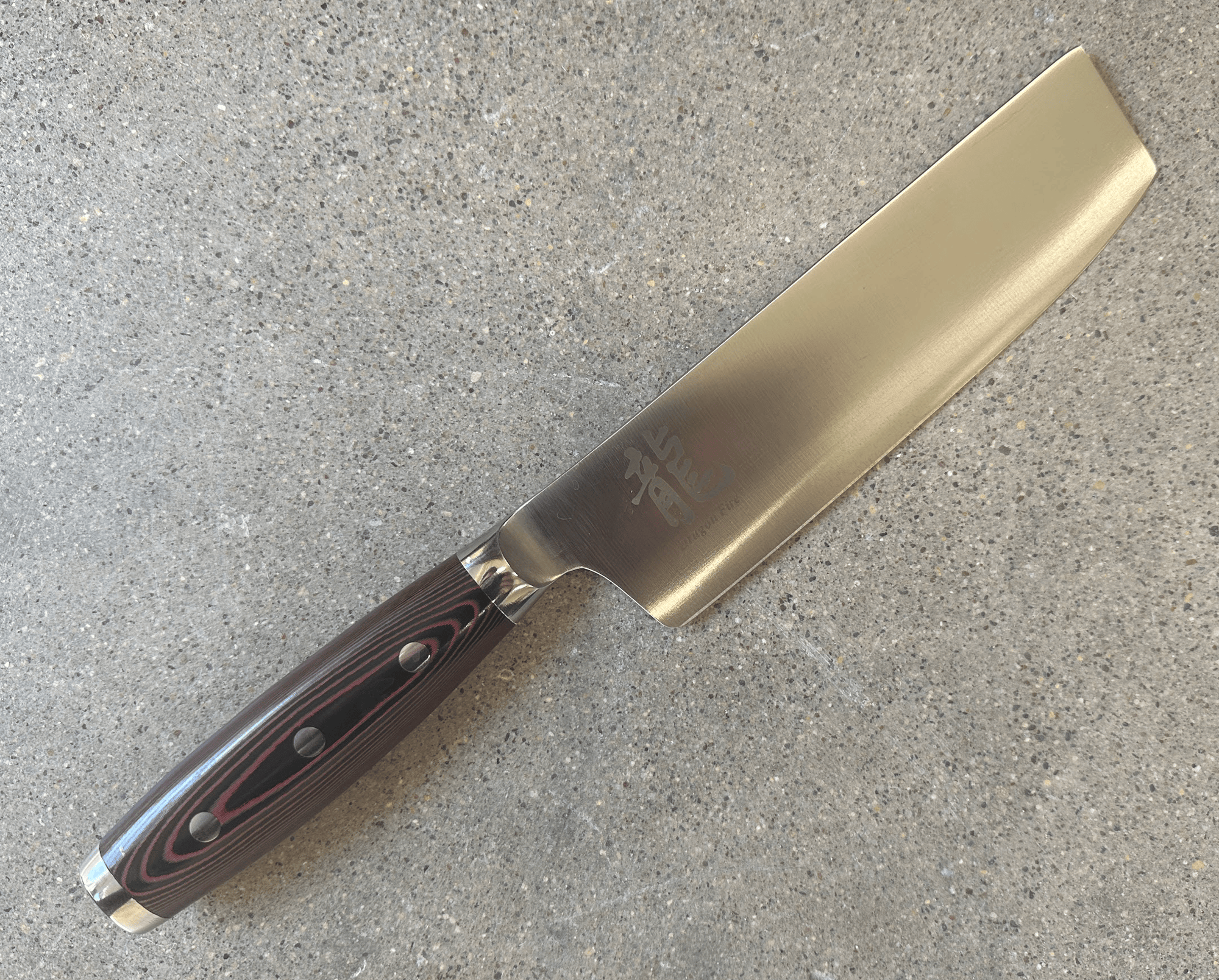 Perfect Edge Kitchen Knives Nakiri 7" | Micarta | Dragon Fire Dragon Fire • Perfect Edge