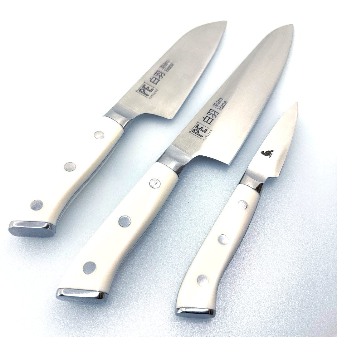 Perfect Edge Kitchen Knives Shiro Hane BD1N Stainless Steel • Perfect Edge