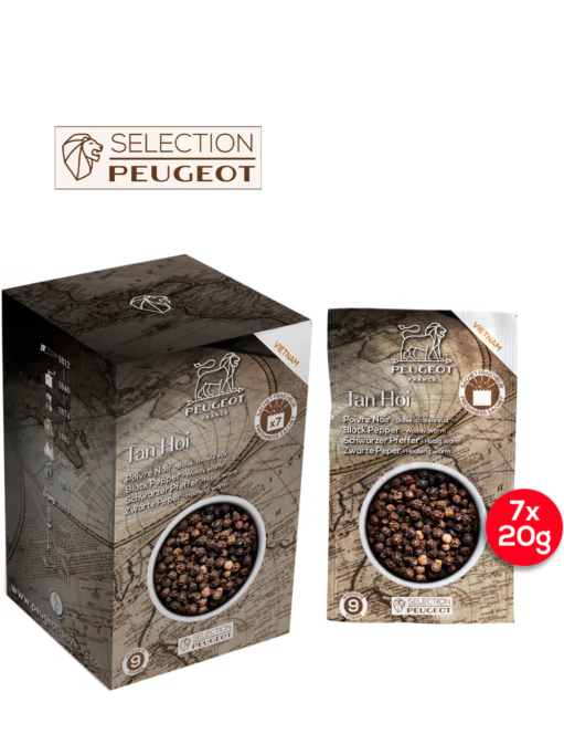 Peugeot Vietnam Black Pepper Tan Hoi 140g Classic Selection Peppers • Peugeot