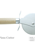 Rubicon Cutlery 102mm Kanetsune 420J2 Stainless Steel Pizza Cutter Rotary Kitchen Knife • Rubicon Cutlery