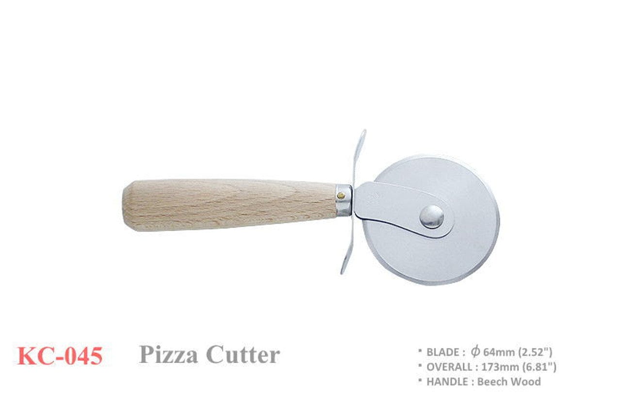 Rubicon Cutlery 64mm Kanetsune 420J2 Stainless Steel Pizza Cutter Rotary Kitchen Knife • Rubicon Cutlery