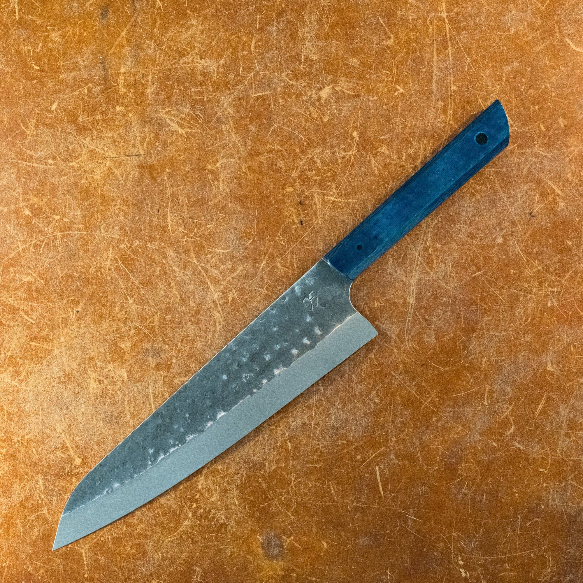 Running Man Gyuto Blue Ready Series by Running Man Forge And Vivront