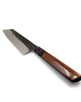 Running Man Kitchen Knives Bunka 7" | Purple Collar Thin Forge Kuro Bunka Wa Handle • Running Man