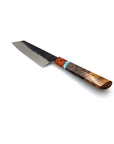 Running Man Kitchen Knives Bunka 7" | Red Collar Thin Forge Kuro Bunka Wa Handle • Running Man
