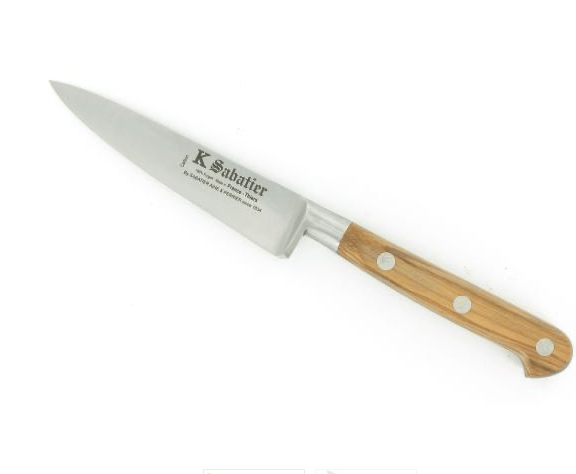 Sabatier Kitchen Knives Office 10cm | Carbon Steel | Olive Handle Sabatier Carbon Steel • Olive Handle