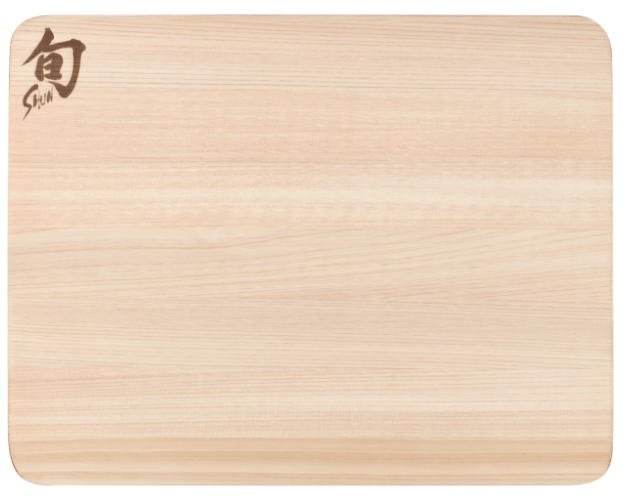Shun Boards Large | 18"x 12" | Cutting Board Hinoki Cypress Cutting Board • Shun