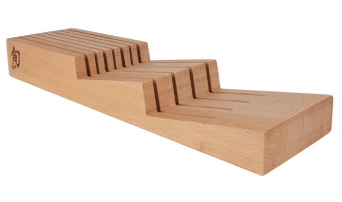Shun Tools & Utensils 7 Slot In Drawer Knife Tray • Shun