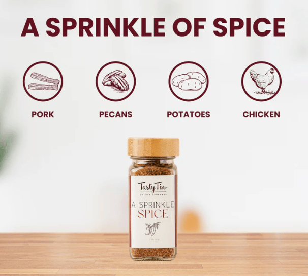 Tasty Tin Pantry A Sprinkle of Spice Shaker Jars • Tasty Tin