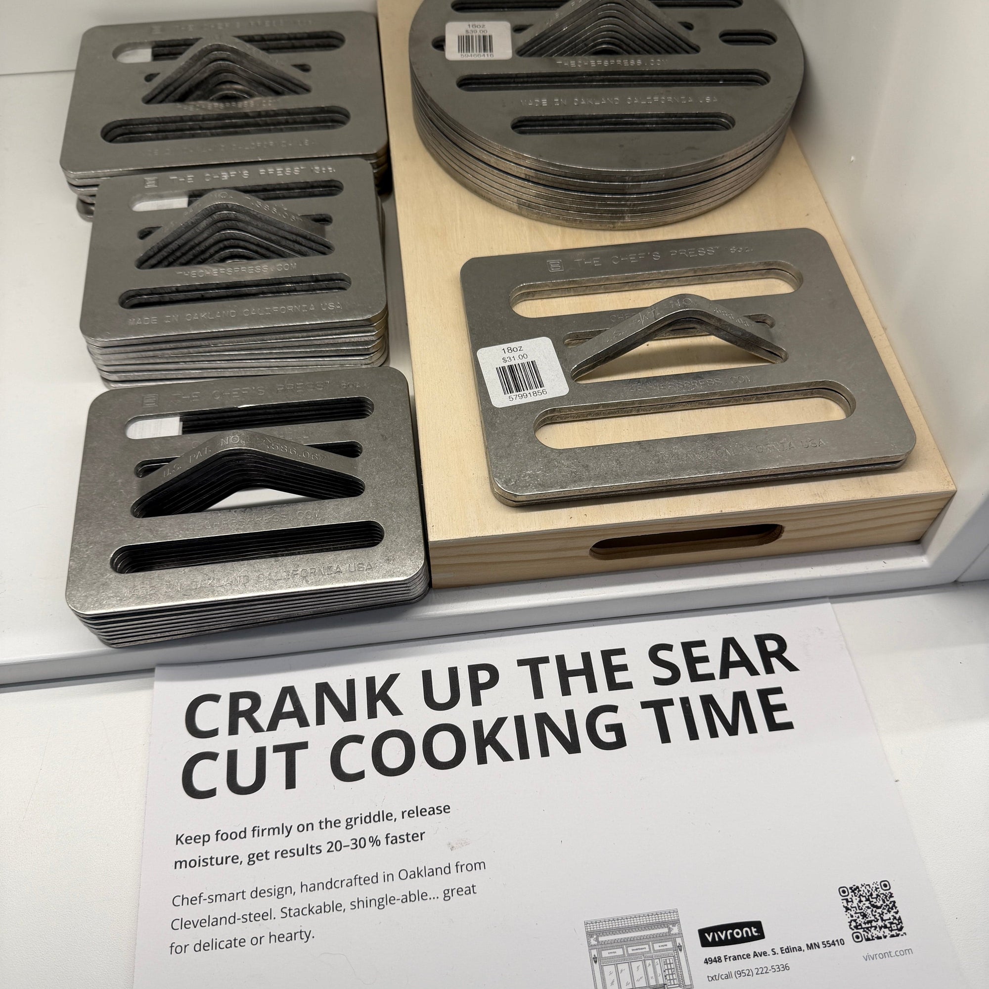 The Chef's Press Chef’s Press Stainless Steel Cooking Weight | Vivront