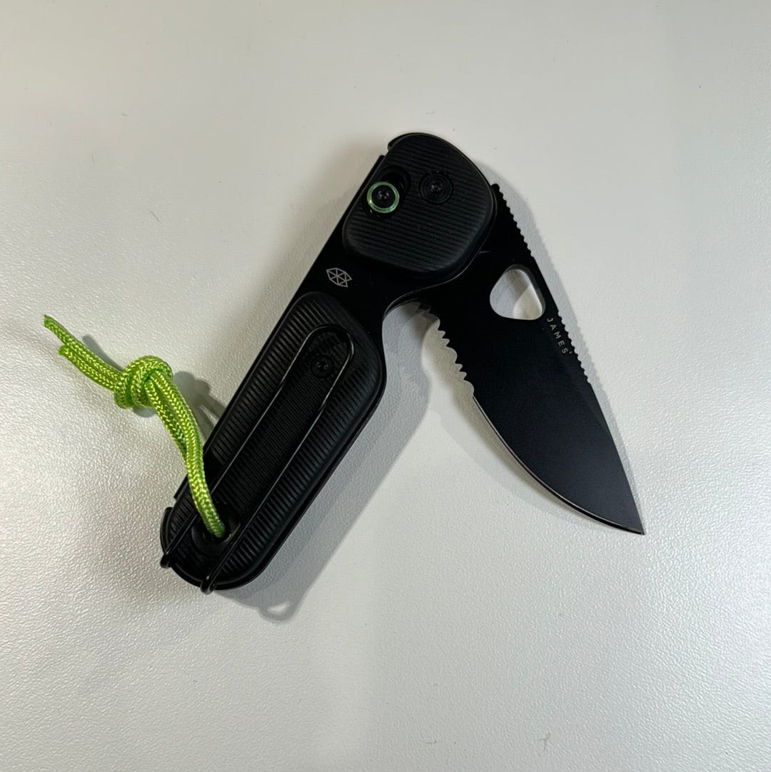 The James Brand Pocket Knife All Black | PP & Straight The Redstone • The James Brand
