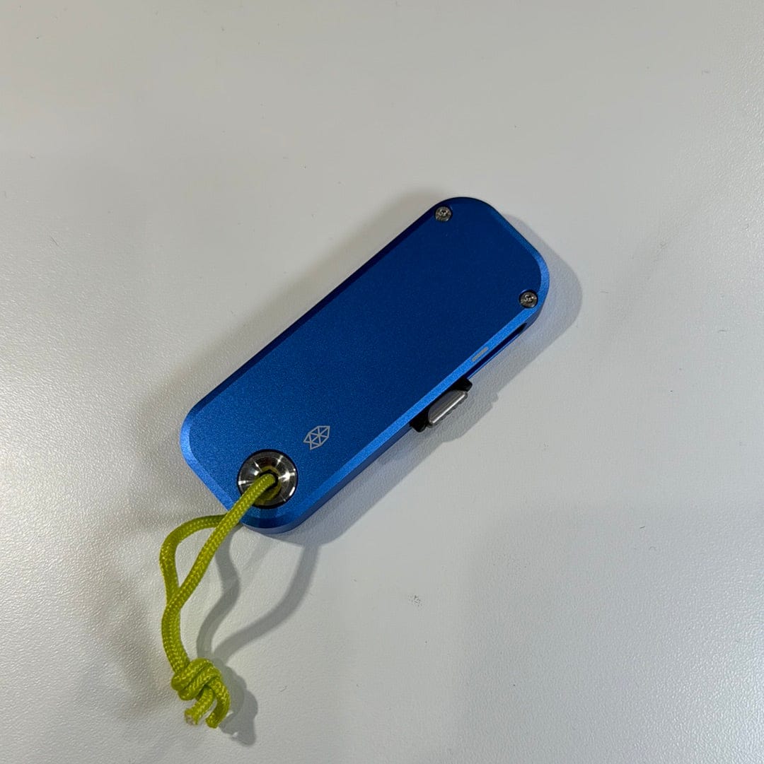 The James Brand Pocket Knife Cerulean & Yellow | Utility Knife The Palmer • Aluminum • The James Brand