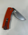 The James Brand Pocket Knife Orange & Stainless | G10 | Pocket Knife The Folsom • The James Brand