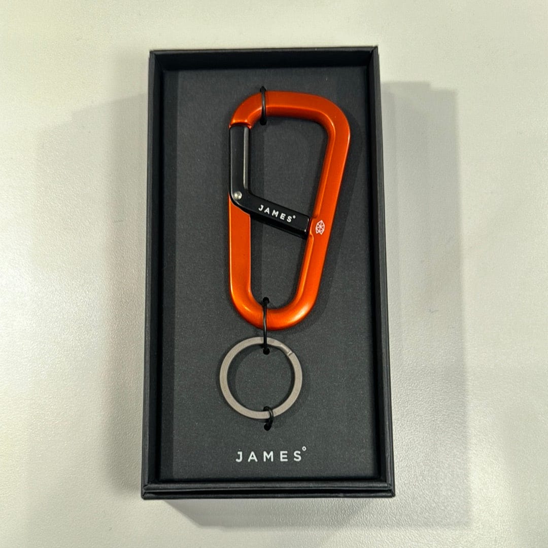 The James Brand Tools & Utensils Orange & Black | Carabiner The Hardin • The James Brand