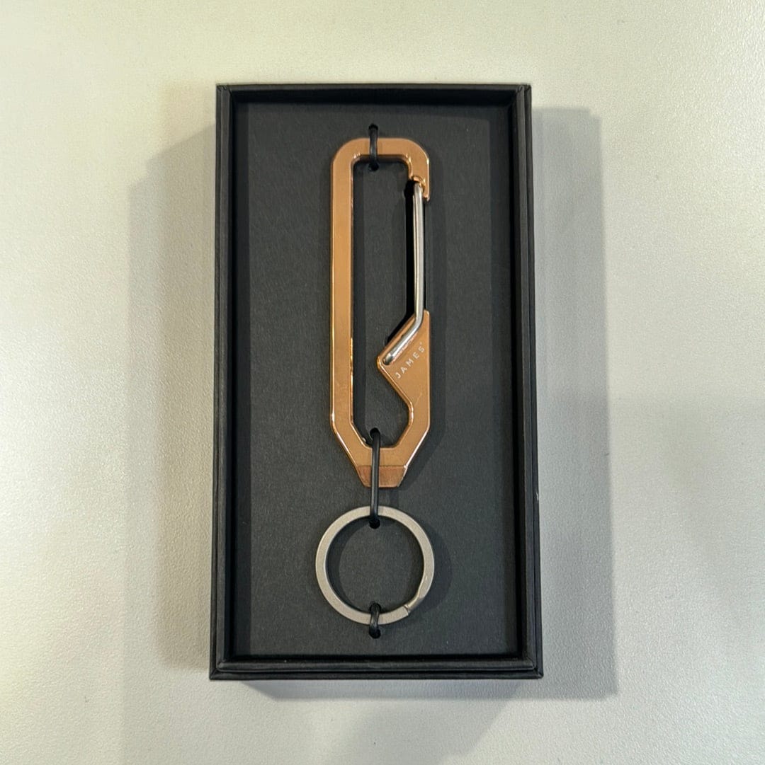 The James Brand Tools & Utensils Rose Gold & Stainless | Carabiner The Holcombe • The James Brand