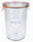 Ventures Int'l Products Large with Glass Lid - 850ml Weck® Premium Glass Food Storage Containers