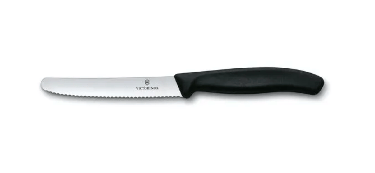 Victorinox Swiss Classic Tomato and Table Knife Black Swiss Classic Tomato and Table Knife