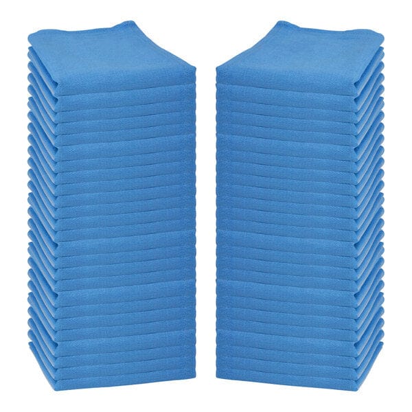 Webstaurant 3 Ea Blue 100% Cotton Huck Towel Monarch Brands 14" x 24"