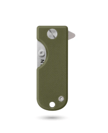 WESN Pocket Knife Microblade | Od Green G10 x Titanium The Microblade • WESN