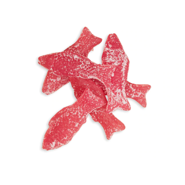 
                  
                    Sur Roding Sour Raspberry Candy Fish • Kolsvart
                  
                