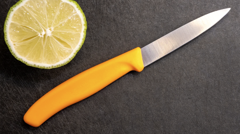 Swiss Classic Victorinox Paring Knife Orange Handle