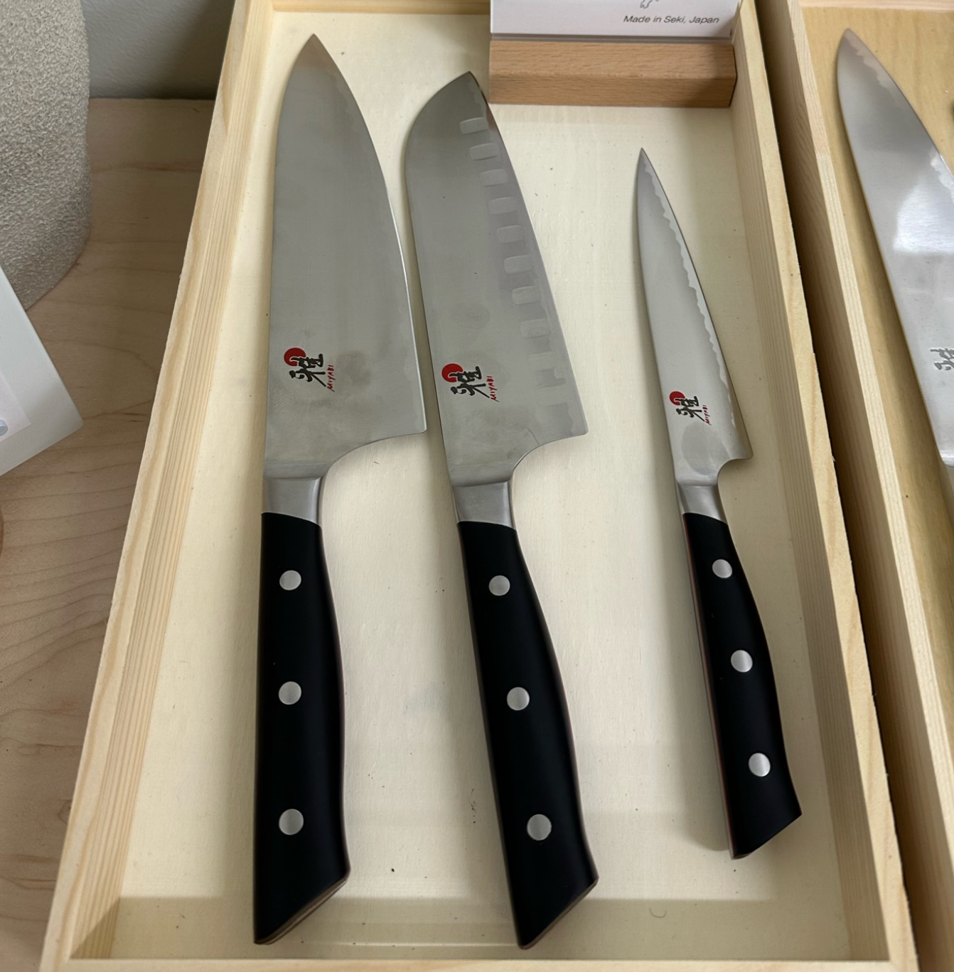 Myabi Evolution Knife lineup 