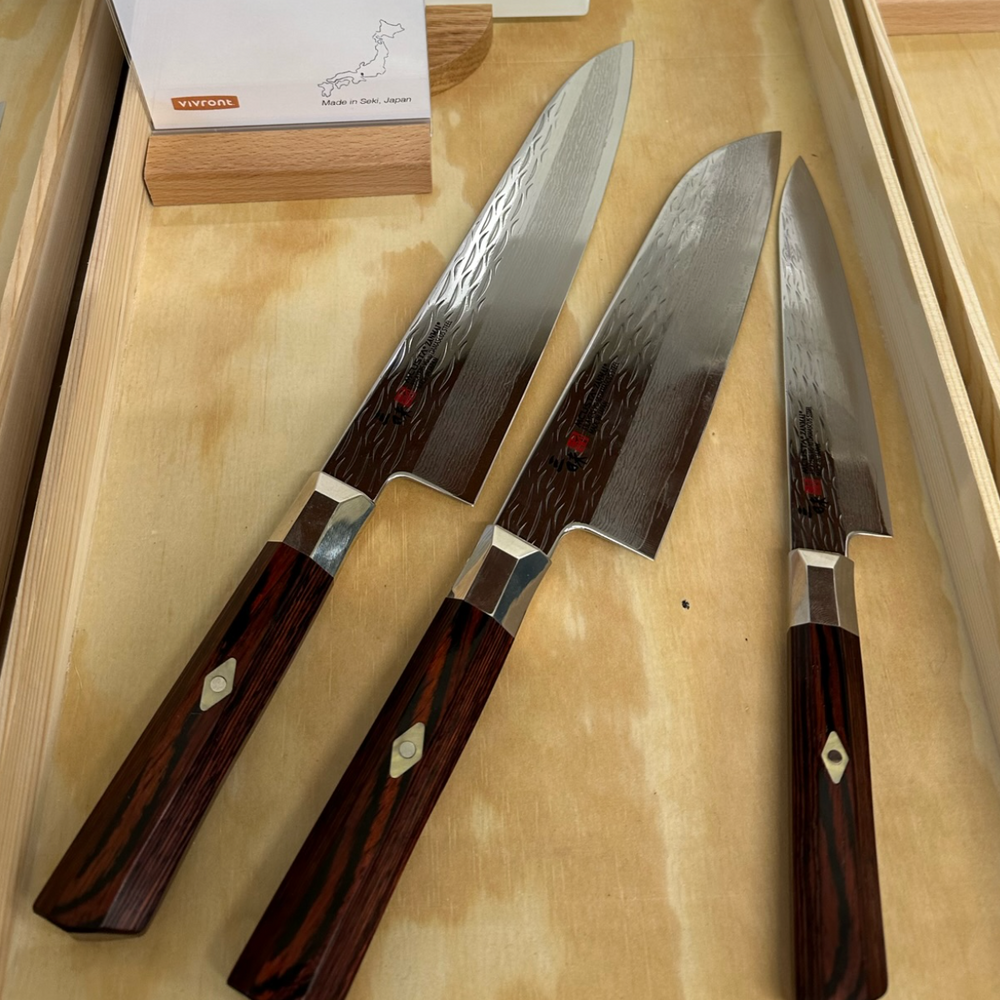 Mcusta Supreme Riple knife lineup