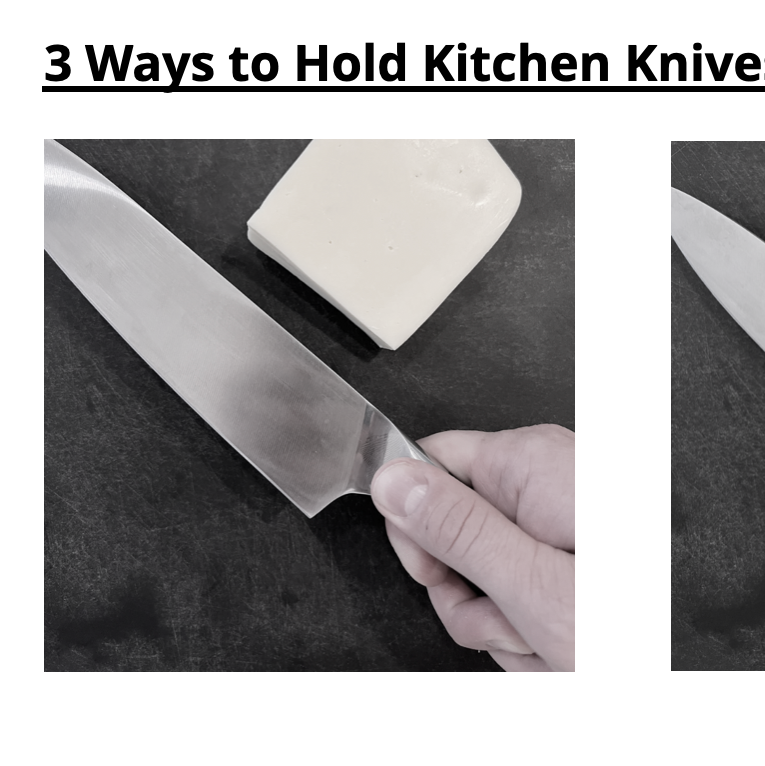 Holding ditching knife 