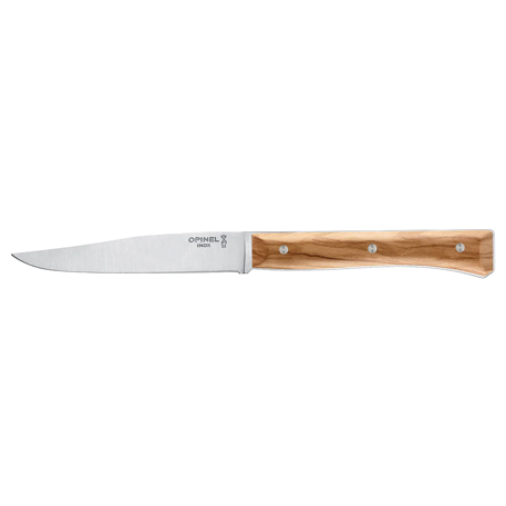 kaste Praktisk æg Opinel: Set of 4 Facette Steak Knives in Olive Wood – Vivront