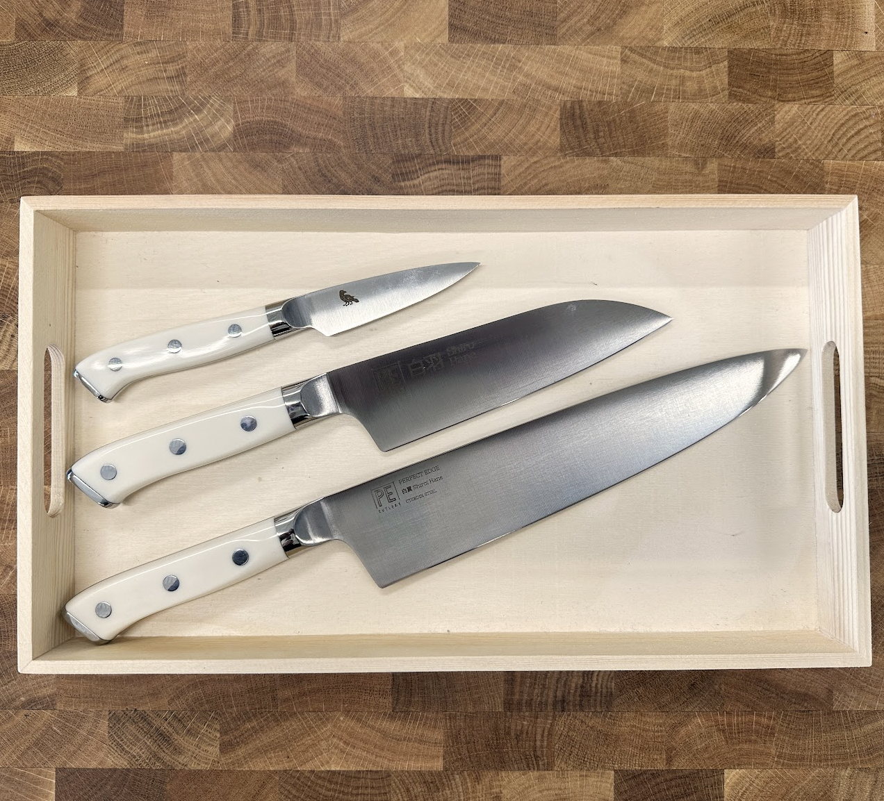 Shiro Hane Knife line 