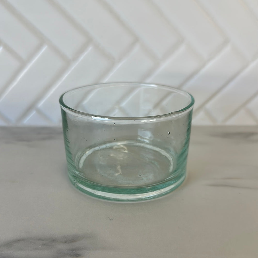 Recycled glass bowl 