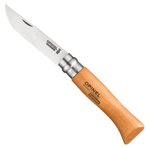 Opinel Folding Knives Carbon Steel Folding Knife No.8 Carbon Steel Folding Knife • Opinel